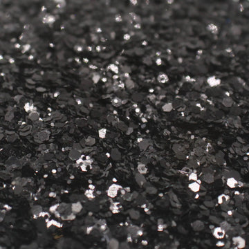 Suzy Sparkles Glitter - Metallic Black - Chunky - 2 oz Bag Suzy Sparkles