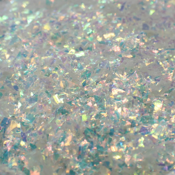 Suzy Sparkles Glitter - Iridescent Fluffy White - Chunky - 1 oz Bag Suzy Sparkles