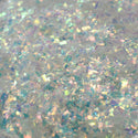 Suzy Sparkles Glitter - Iridescent Fluffy White - Chunky