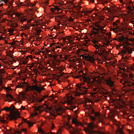 Suzy Sparkles Glitter - Metallic Bright Red - Chunky - 2 oz Bag Suzy Sparkles