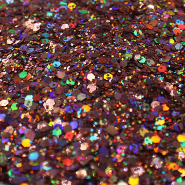 Suzy Sparkles Glitter - Holographic Light Pink - Chunky - 1 oz Bag Suzy Sparkles