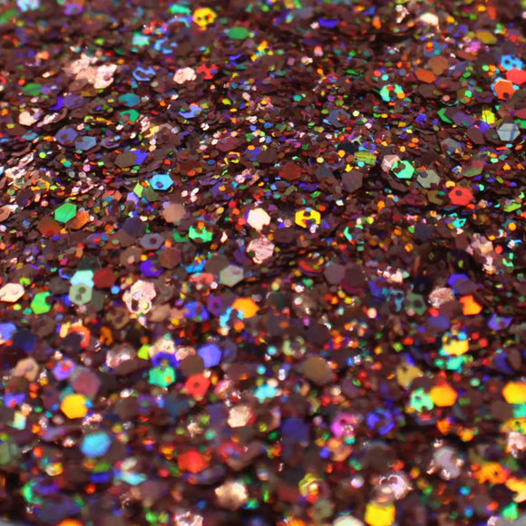 Suzy Sparkles Glitter - Holographic Light Pink - Chunky - 1 oz Bag Suzy Sparkles