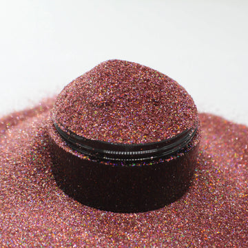 Suzy Sparkles Glitter - Holographic Light Pink - Fine - 1 oz Bag Suzy Sparkles