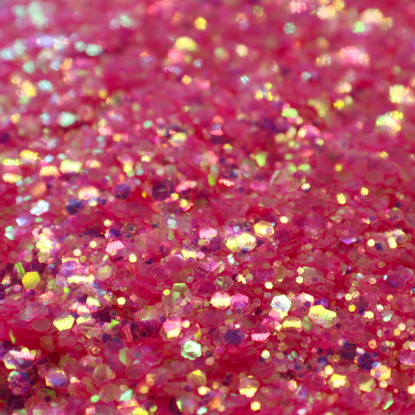 Suzy Sparkles Glitter - Iridescent Pixie Pink - Chunky