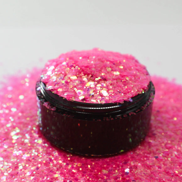 Suzy Sparkles Glitter - Iridescent Pixie Pink - Chunky - 1 oz Bag Suzy Sparkles