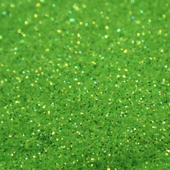 Suzy Sparkles Glitter - Iridescent Neon Green - High Sparkle - Fine - 1 oz Bag Suzy Sparkles