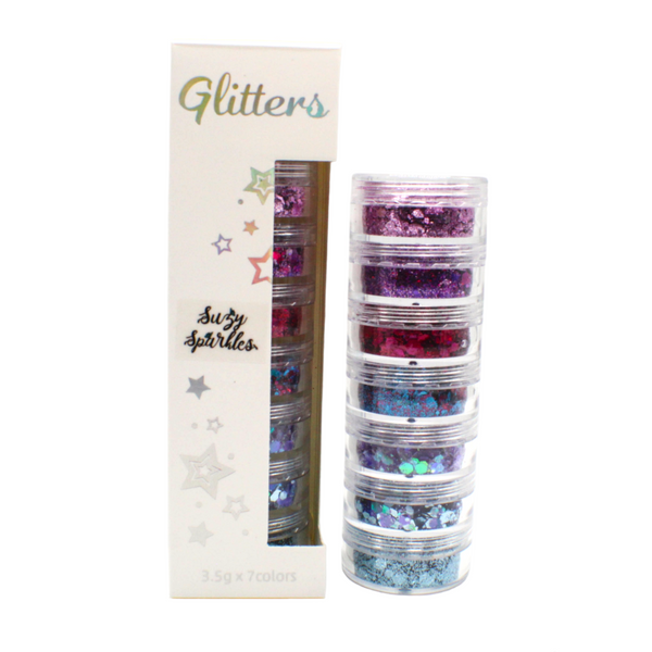 Suzy Sparkles Glitter - Chunky Glitter Stack - Jewel