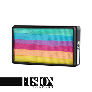 Fusion Body Art - 1 Stroke - Rainbow Bliss Face Paint by Leanne Courtney Fusion Body Art