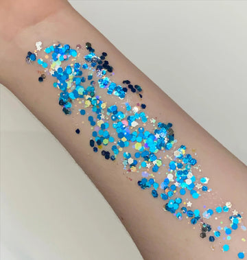 Amerikan Body Art Pixie Paint – Midnight Blue Glitter Gel (1 oz) Amerikan Body Art