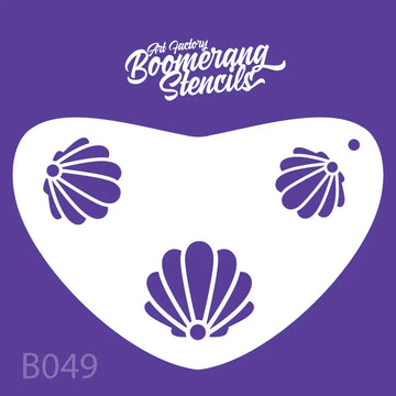Face Paint Stencil Clamshell - Boomerang - Art Factory Art Factory