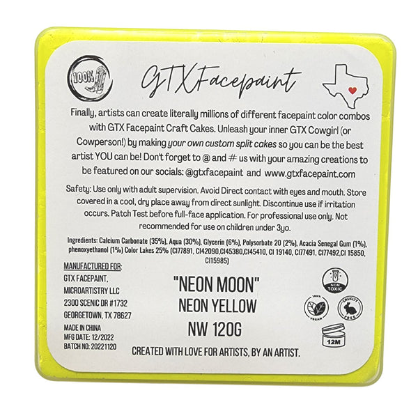 GTX Facepaint - Neon Moon - Neon - 60 grams