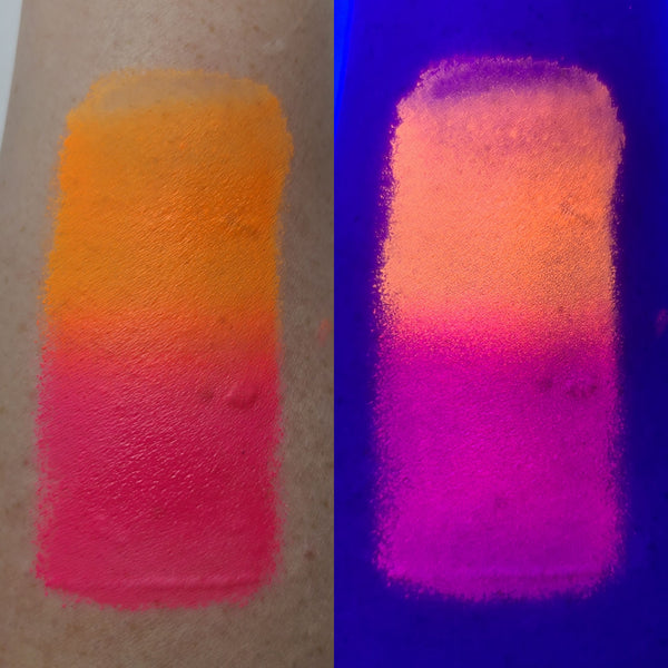 TAG Face Paint - Split Cake - Neon Orange/Neon Magenta - 50 grams