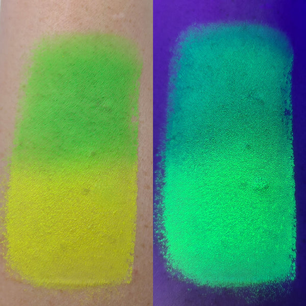 TAG Face Paint - Split Cake - Neon Yellow/ Neon Green - 50 grams