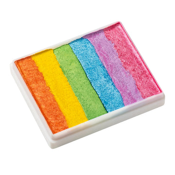 TAG Face Paint - Split Cake - Pearl Rainbow Delight - 50 grams TAG Face Paint