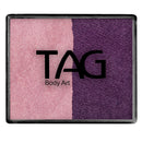 TAG Face Paint - Split Cake - Pearl Blush / Pearl Wine - 50 grams TAG Face Paint