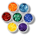Suzy Sparkles Glitter - Chunky Glitter Stack - Rainbow