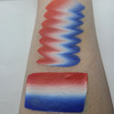 Diamond FX Face Paint - 1 Stroke Cake - Red White and Blue