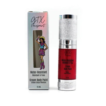 GTX Facepaint - Water-Resistant Cream Body Paint - Rodeo Red GTX Face Paint