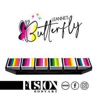 Fusion Body Art - Spectrum Palette - Leanne's Butterfly (Non Neon)