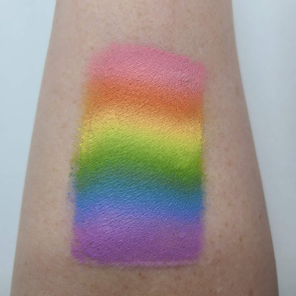 Mikim FX Face Paint - Light Rainbow SP1 - Split Cake - 40 grams