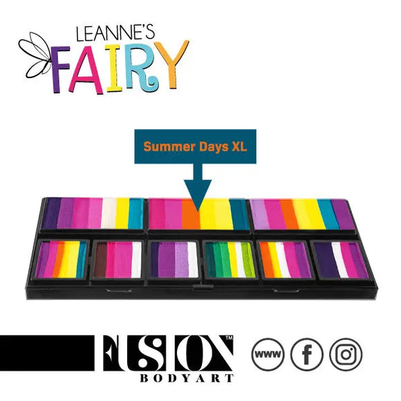 Fusion Body Art - Spectrum Palette - Leanne's Fairy Collection (Non Neon) Fusion Body Art