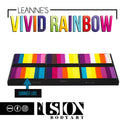 Fusion Body Art - Spectrum Palette - Leanne's Vivid Rainbow (Non Neon)