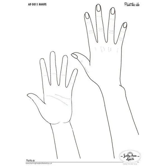 Sally-Ann Lynch Practice Board - Hands 0028 Sally Ann Lynch