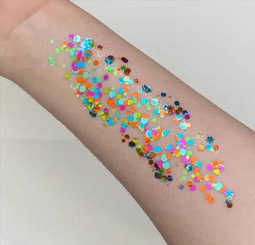 Amerikan Body Art Pixie Paint – Tropical Whimsy Glitter Gel (4 oz) Amerikan Body Art