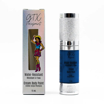 GTX Facepaint - Water-Resistant Cream Body Paint - Texas Sky Blue - Neon GTX Face Paint