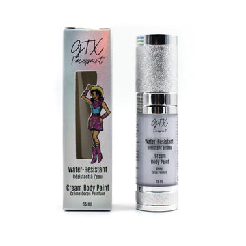 GTX Facepaint - Water-Resistant Cream Body Paint - White GTX Face Paint