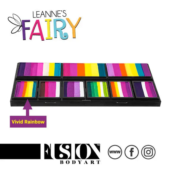 Fusion Body Art - Spectrum Palette - Leanne's Fairy Collection (Non Neon) Fusion Body Art
