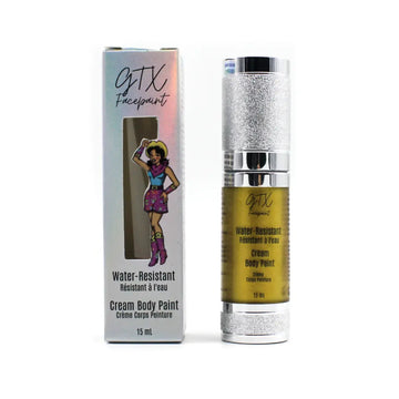 GTX Facepaint - Water-Resistant Cream Body Paint - Weddin' Band Gold - Metallic GTX Face Paint
