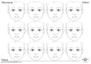 Sally-Ann Lynch Practice Board - 12 Child Heads - Landscape 0025 Sally Ann Lynch