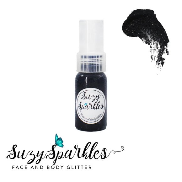 Suzy Sparkles Glitter Gel - Black - Fine Suzy Sparkles