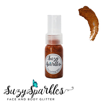 Suzy Sparkles Glitter Gel - Holographic Orange - Fine Suzy Sparkles