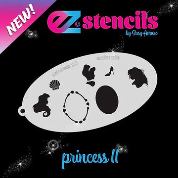 Face Paint Stencil Princess Collection 2 - EZ Stencils EZ Strokes