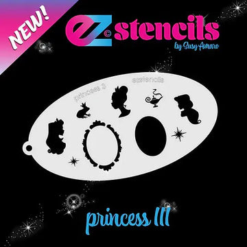 Face Paint Stencil Princess Collection 3 - EZ Stencils EZ Strokes