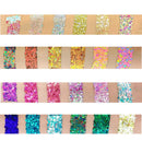 Fusion Body Art - 6 Color Glitter Cream Palette - Gala Sparkles Fusion Body Art