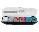 Fusion Body Art - 6 Color Glitter Cream Palette - Gala Sparkles Fusion Body Art