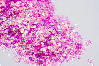 Suzy Sparkles Glitter - Cotton Candy Mix - Chunky
