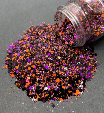 Suzy Sparkles Glitter - Halloween Mix - Chunky Suzy Sparkles