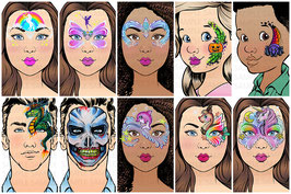Sparkling Faces - Ultimate Face Painting Guide - Colorful & Fun