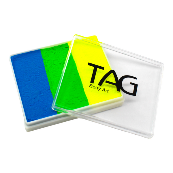 TAG Face Paint - Split Cake - Neon Electric Cool -50 grams