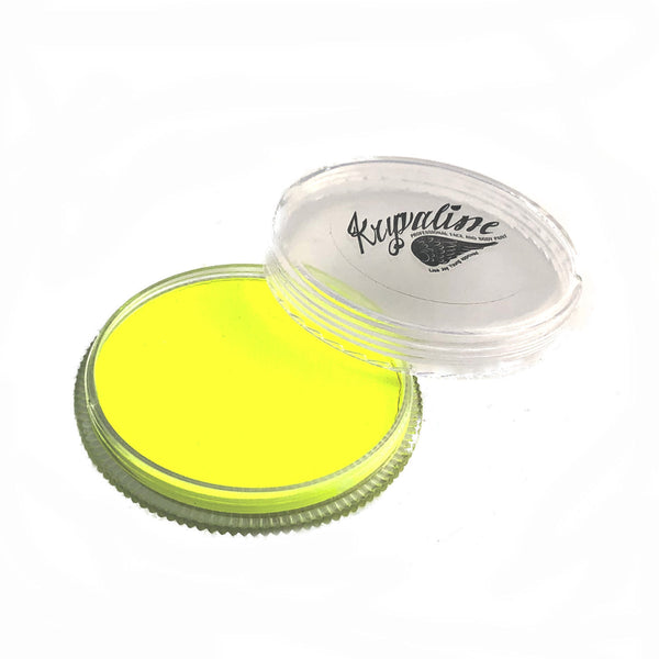 Kryvaline Face Paint - Neon Yellow - 30 gram