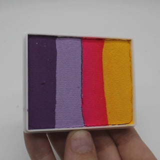 TESTER - Diamond FX Face Paint - Split Cake - Flower Heather - 50 grams