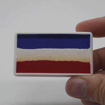 Diamond FX Face Paint - 1 Stroke Cake - Red White and Blue - 0