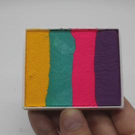 Diamond FX Face Paint - Split Cake - Tropic Topic - 50 grams - 0