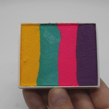 Diamond FX Face Paint - Split Cake - Tropic Topic - 50 grams - 0
