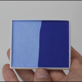 TAG Face Paint - Split Cake - Royal Blue / Powder Blue - 50 gramss - 0