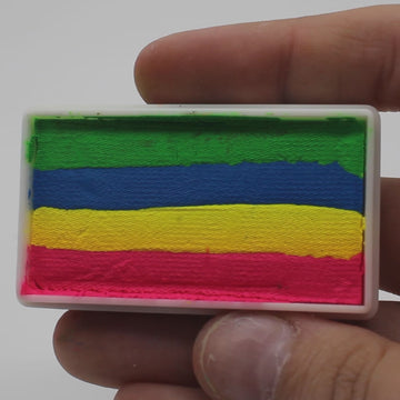 Diamond FX Face Paint - 1 Stroke Cake - Neon Rainbow - 0